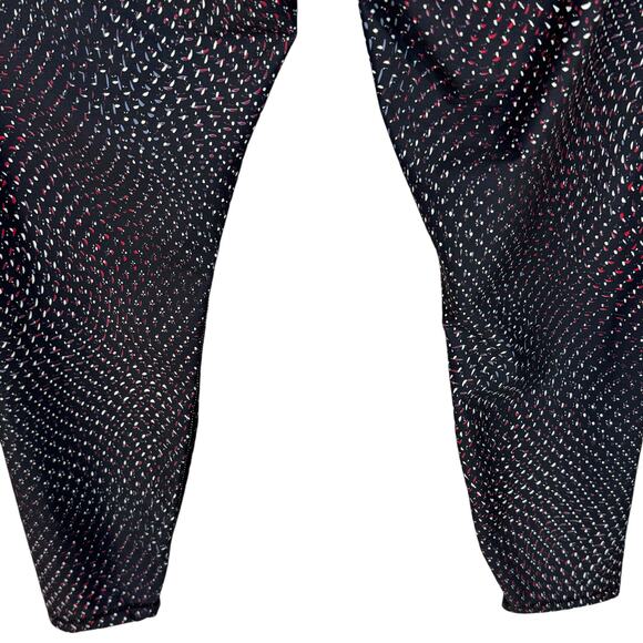 Spyder Active X-Large Ankle Leggings Abstract Elastic Waist Soft Hi-Rise Black - Picture 5 of 9
